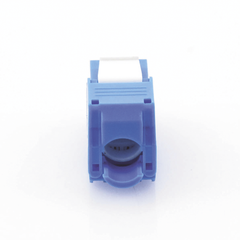Módulo Jack Keystone Cat6 (Toolless), con Terminación en Ángulo 180 Grados Color Azul, Compatible con Faceplate y Patchpanel Linkedpro