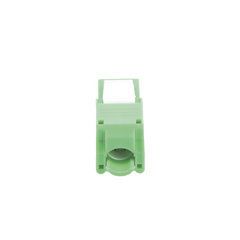 Módulo Jack Keystone Cat6 (Toolless), con Terminación en Ángulo 180 - Color Verde, Compatible con Faceplate y Patchpanel Linkedpro