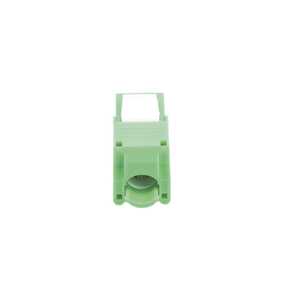 Módulo Jack Keystone Cat6 (toolless), con terminación en ángulo 180 º Color Verde, Compatible con Faceplate y Patchpanel Linkedpro