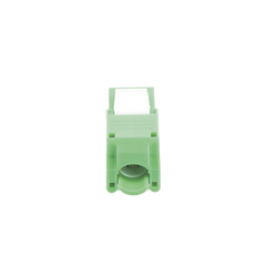 Módulo Jack Keystone Cat6 (toolless), con terminación en ángulo 180 º Color Verde, Compatible con Faceplate y Patchpanel Linkedpro