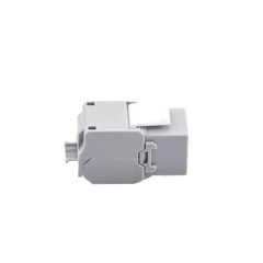 Módulo Jack Keystone Cat6 (Toolless), con Terminación en Ángulo 180 Grados Color Gris, Compatible con Faceplate y Patchpanel Linkedpro