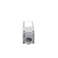 Módulo Jack Keystone Cat6 (Toolless), con Terminación en Ángulo 180 Grados Color Gris, Compatible con Faceplate y Patchpanel Linkedpro