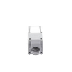 Módulo Jack Keystone Cat6 (toolless), con terminación en ángulo 180 º Color Gris, Compatible con Faceplate y Patchpanel Linkedpro