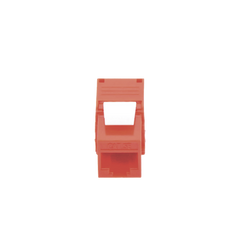 Módulo Jack Keystone Cat6 (toolless), con terminación en ángulo 180 º Color Rojo, Compatible con Faceplate y Patchpanel Linkedpro
