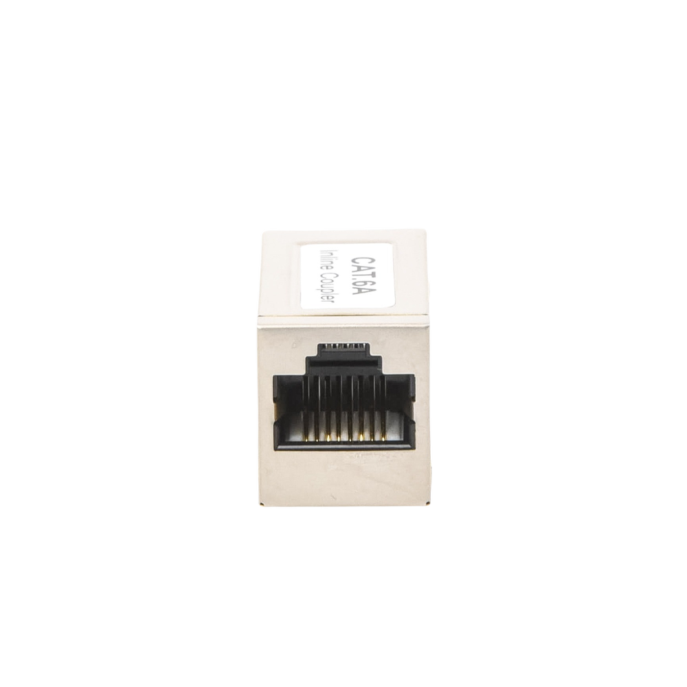Acoplador STP Cat6A Hembra RJ45 a RJ45 Hembra