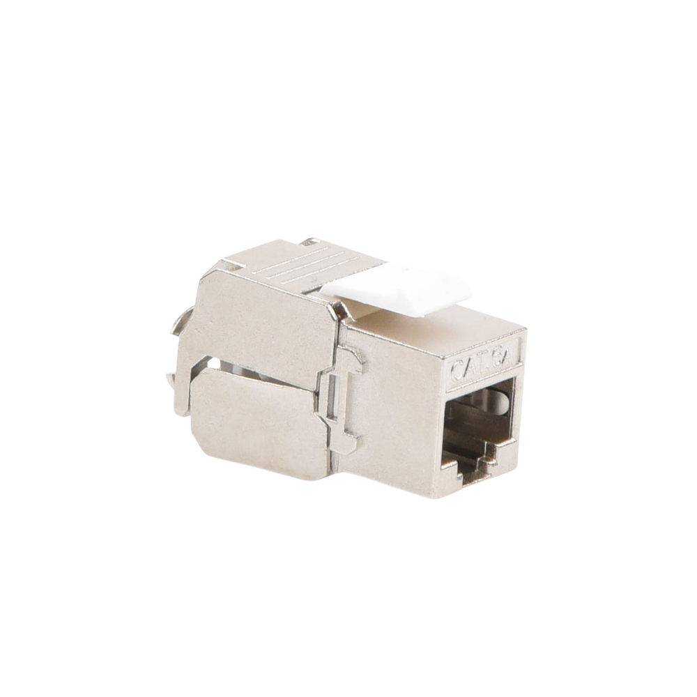 Módulo Jack Keystone Cat6A Blindado (STP) sin Herramienta (Toolless) para Faceplate