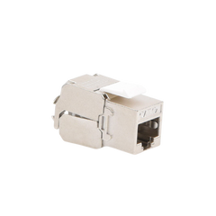 Módulo Jack Keystone Cat6A Blindado (STP) sin herramienta (toolless) para faceplate