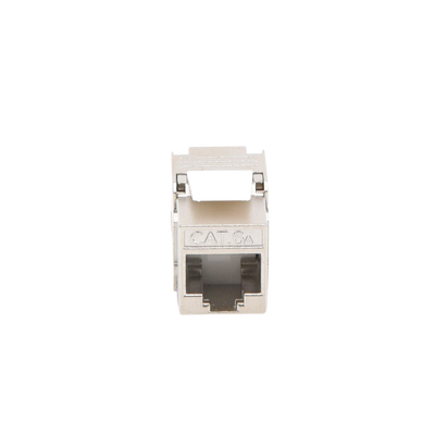 Módulo Jack Keystone Cat6A Blindado (STP) sin herramienta (toolless) para faceplate