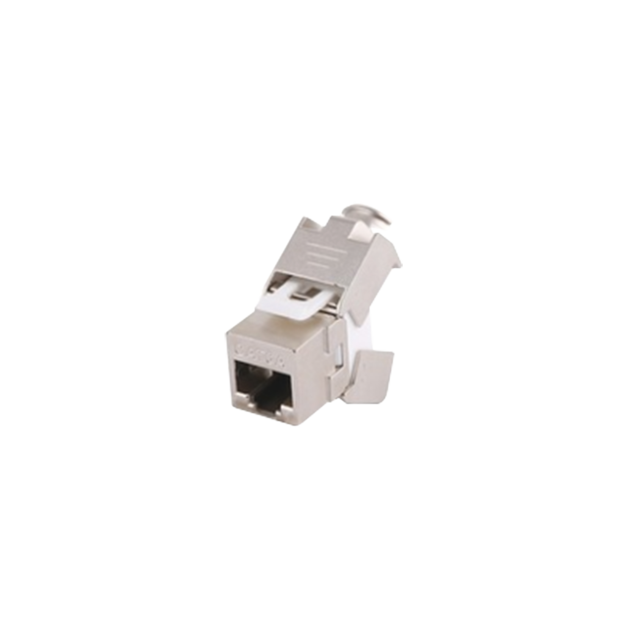 Módulo Jack Keystone Cat6A Blindado (STP) sin Herramienta (Toolless) para Faceplate