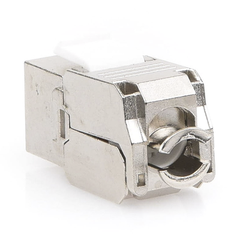 Módulo Jack Keystone Cat6 Blindado (STP) sin herramienta (toolless)