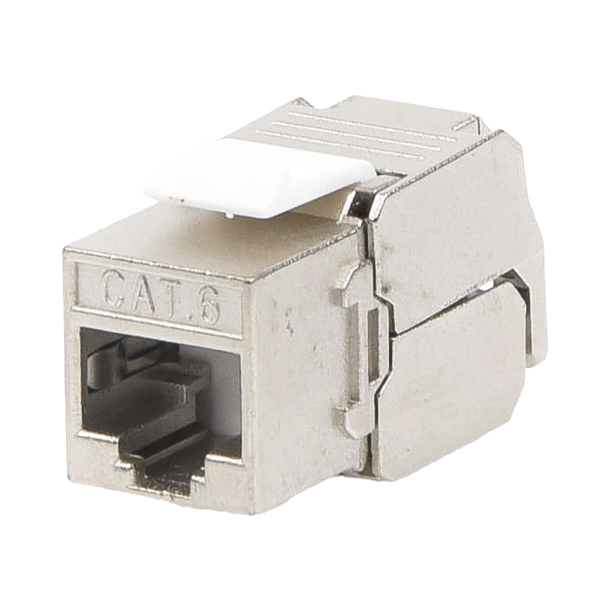 Módulo Jack Keystone Cat6 Blindado (STP) Sin Herramienta (Toolless)