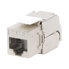 Módulo Jack Keystone Cat6 Blindado (STP) sin herramienta (toolless)