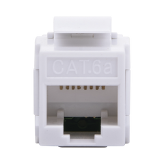 Acoplador UTP Cat6A hembra RJ45 a RJ45 hembra Color Blanco