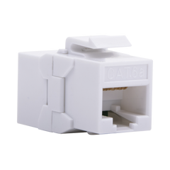 Acoplador UTP Cat6A Hembra RJ45 a RJ45 Hembra Color Blanco