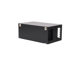 Distribuidor de Fibra Óptica con Bandejas Deslizables, Vacío, 19 Pulgadas, Acepta 72 Adaptadores LC Duplex o LC Simplex o 72 SC Simplex, 4U
