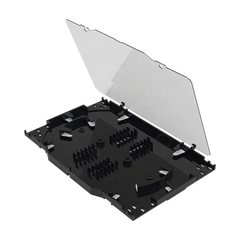 Charola de Empalme para Fibra Óptica, Protección para 24 Empalmes de Fusión o Mecánicos, Compatible con Distribuidor LPODF8024
