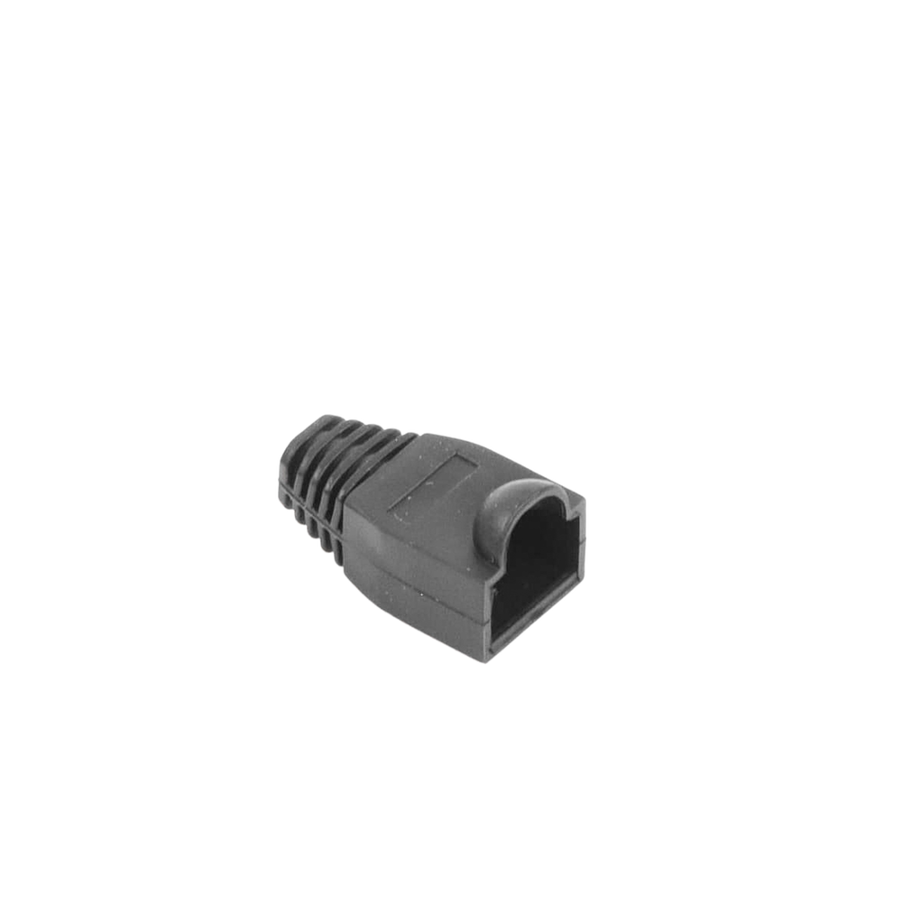 Bota Plástica para Protección de Plug RJ45, Color Negro