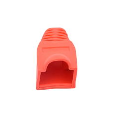 Bota Plástica para protección de Plug RJ45, Color Rojo