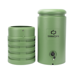 Pedestal para Cajas de Empalme de Fibra Óptica Cilíndrico Color Verde con Bracket Estandar (No incluye caja de empalme)