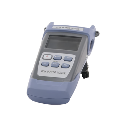 Medidor de Potencia Óptica (OPM) para Fibra Óptica en Redes FTTx / Soporta 3 Longitudes de Onda: 1310nm , 1490nm y 1550nm / Compatible con Conectores SC y FC