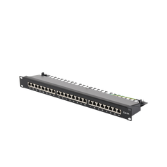 Panel de Parcheo de Impacto (110) Blindado de 24 Puertos Cat6A