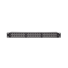 Panel de parcheo de impacto (110) blindado de 48 puertos Cat6A