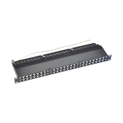 Panel de Parcheo de Impacto (110) Blindado de 48 Puertos Cat6A
