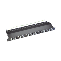Panel de parcheo de impacto (110) blindado de 48 puertos Cat6A