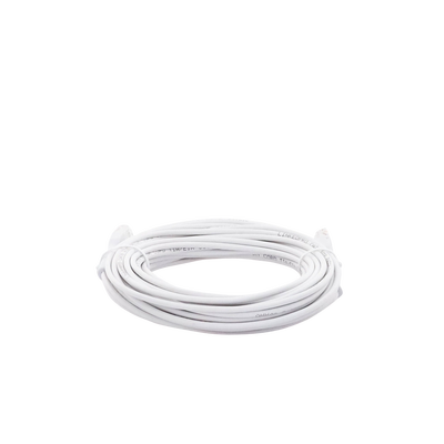 Mini Patch Cord Cat6 Ultra Slim 10 m Blanco – Ahorra Espacio sin Organizadores, con Bota Flexible