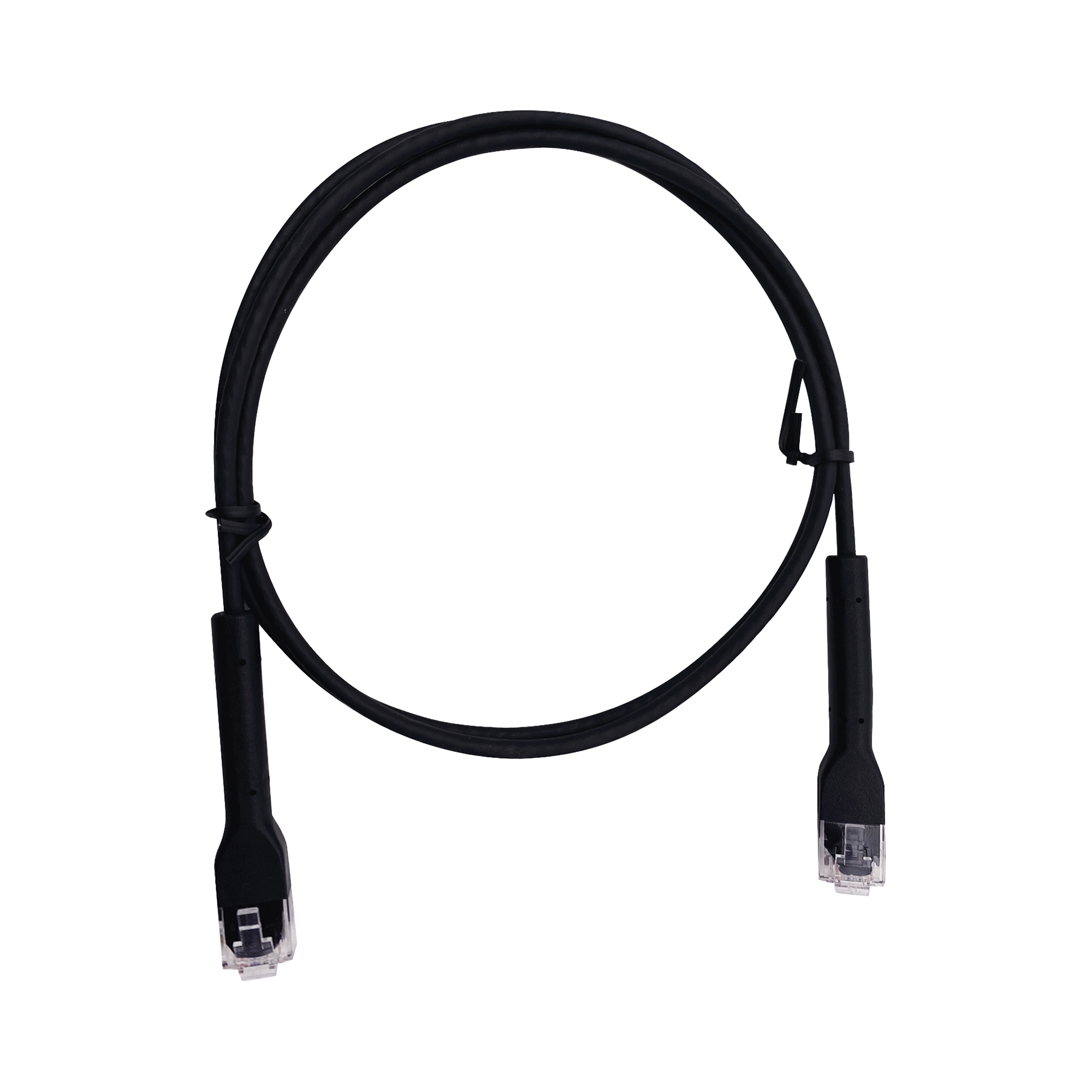 Mini Patch Cord Cat6 Ultra Slim 3 Metros (9.84 Pies) Negro ? Ahorra Espacio sin Organizadores, con Bota Flexible