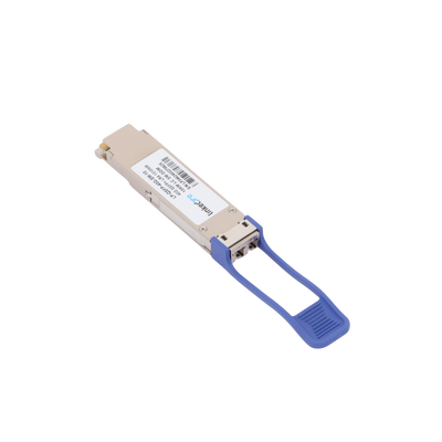 Transceptor Óptico QSFP+ (Mini-Gbic) / Monomodo 1310 nm / 40 Gbps / 40GBASE-LR4 / Conectores LC/UPC Dúplex / DDM / Hasta 10 km