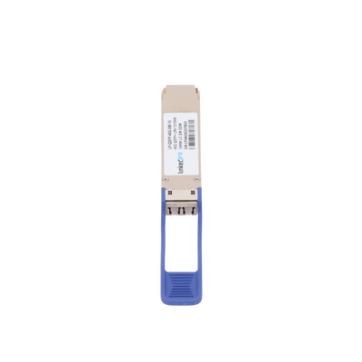 Transceptor Óptico QSFP+ (Mini-Gbic) / Monomodo 1310 nm / 40 Gbps / 40GBASE-LR4 / Conectores LC/UPC Dúplex / DDM / Hasta 10 km