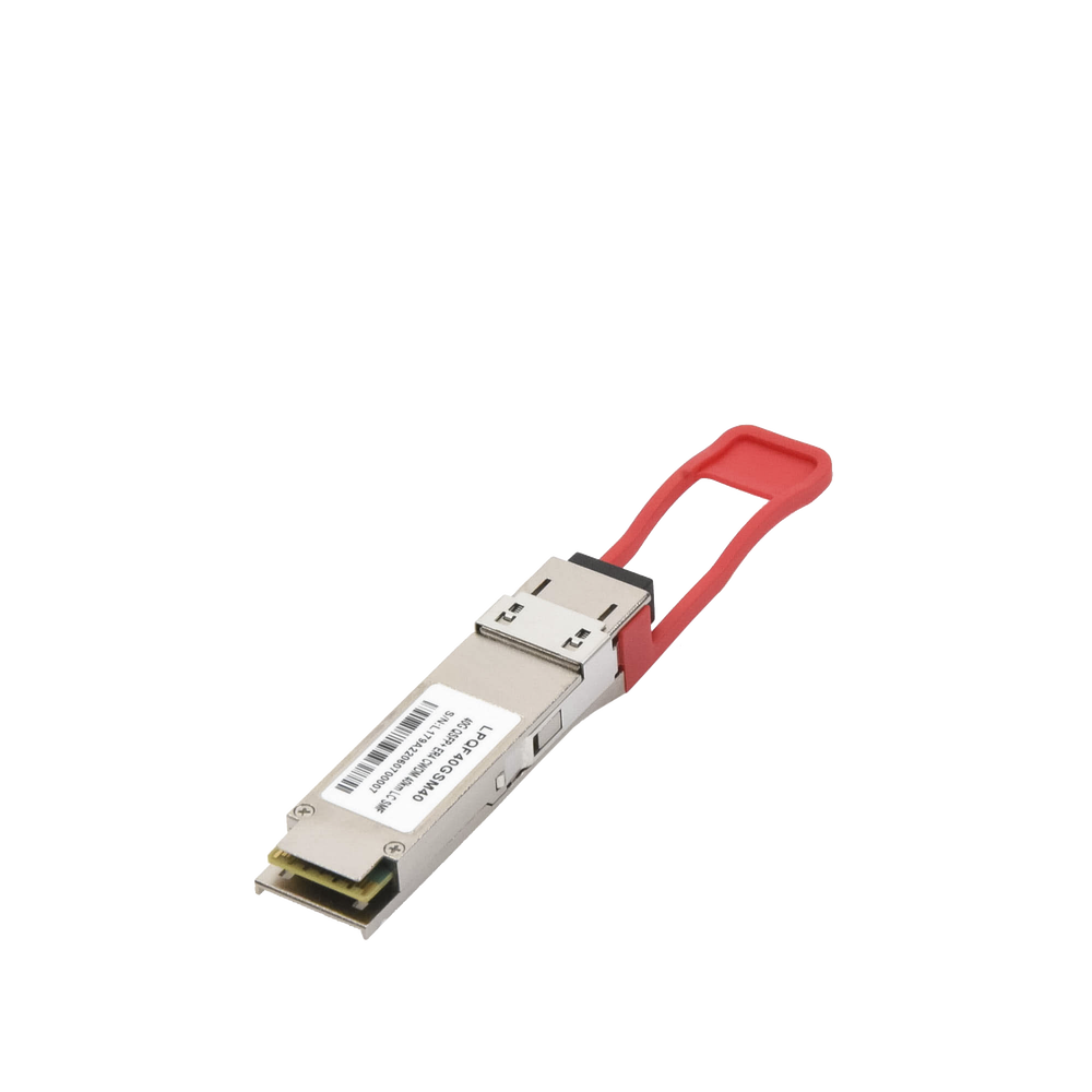 Transceptor Óptico QSFP+ (Mini-Gbic) / Monomodo 1310 nm / 40 Gbps / 40GBASE-ER4 /Conectores LC/UPC Dúplex / DDM / Hasta 40 km
