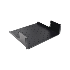 Rack Abierto de Montaje en Pared, de 19in, de 2 Unidades de Rack, con Charola de 460 mm de Profundidad, Se envía el Gabinete Armado.