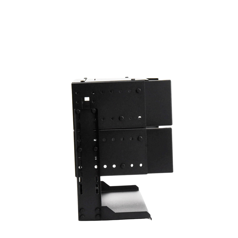 Rack Abierto de montaje en Pared, de 19in, 5 Unidades de rack, Profundidad Ajustable (8" a 12") con Charola de Uso Múltiple.
