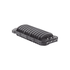 Caja de Distribución de Fibra Óptica Horizontal, hasta 96 Empalmes, Exterior IP68, 3 Puertos de Entrada y Salida