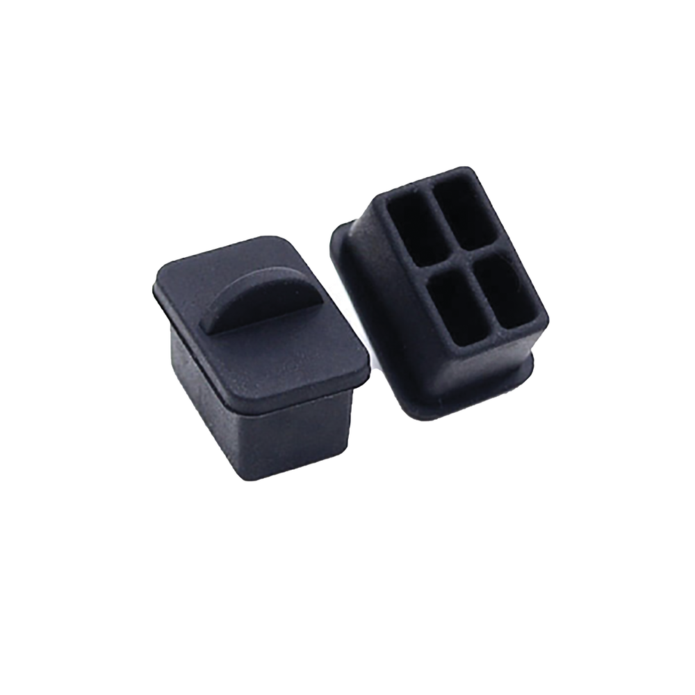Bolsa con 25 Piezas de Protectores Anti-Polvo para Puerto SFP, Color Negro