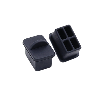 Bolsa con 25 piezas de protectores anti-polvo para puerto SFP, color negro