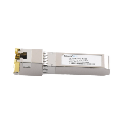 Transceptor Óptico SFP+ a RJ45 /10 Gbps / Conector RJ45 / 10GBASE-T / Distancia de hasta 30 m.