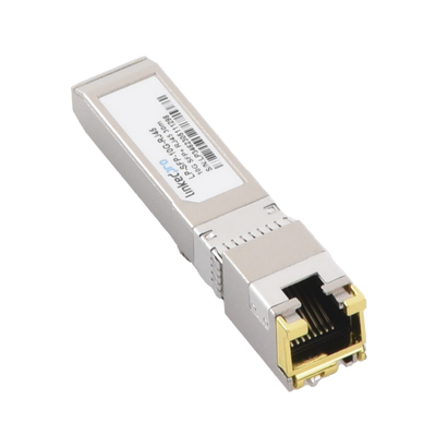 Transceptor Óptico SFP+ a RJ45 /10 Gbps / Conector RJ45 / 10GBASE-T / Distancia de hasta 30 m.