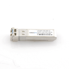 Transceptor Óptico SFP+ (Mini-Gbic) / Monomodo 1310 nm / 10 Gbps / 10GBASE-LR / Conectores LC/UPC Dúplex / DDM / Hasta 10 km