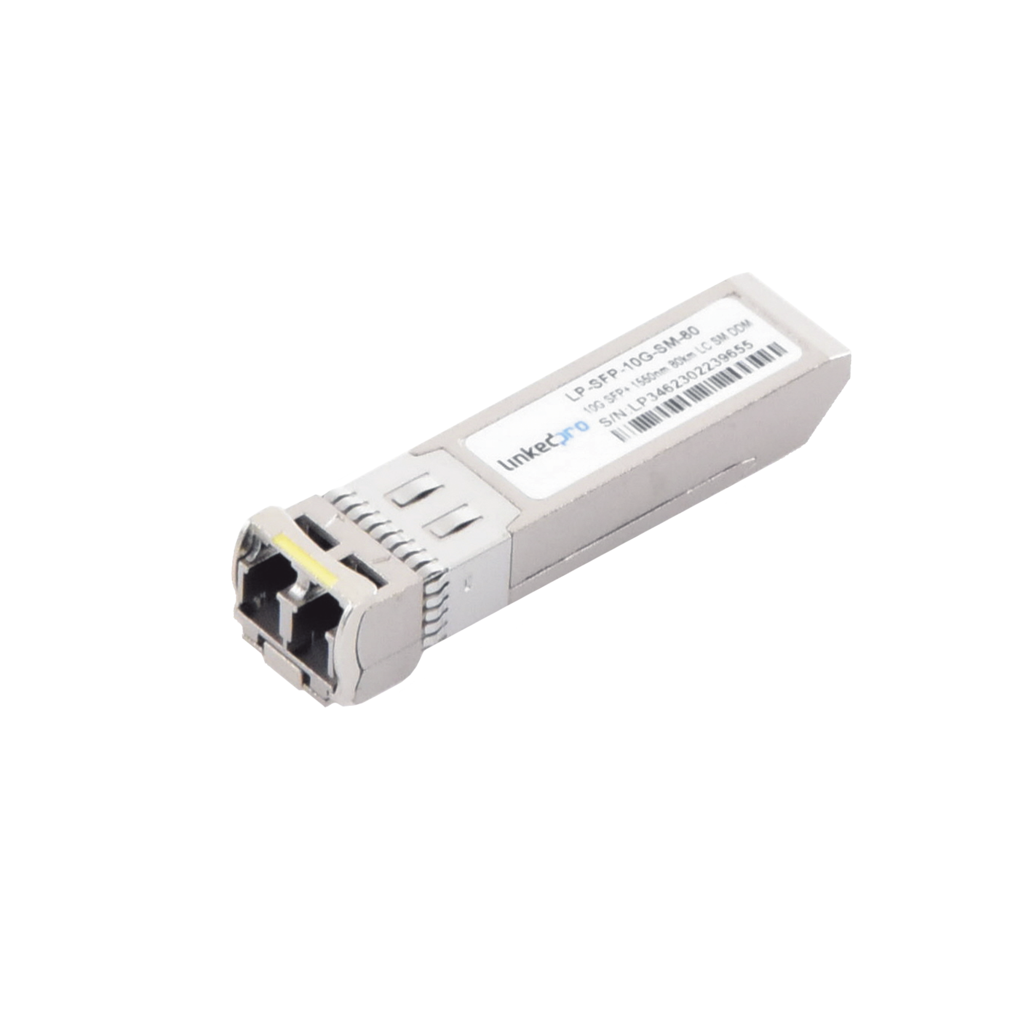 Transceptor Óptico SFP+ (Mini-Gbic) / Monomodo 1550 nm / 10 Gbps / 10GBASE-ZR / Conectores LC/UPC Dúplex / DDM / Hasta 80 km