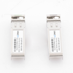 Transceptores Ópticos Bidireccionales SFP+ (Mini-Gbic) / Monomodo 1270 & 1330 nm / 10 Gbps / 10GBASE-BX / Conector LC/UPC Simplex / DDM / Hasta 60 km / 2 Piezas
