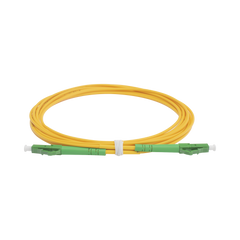 Jumper de Fibra Óptica Monomodo LC/APC-LC/APC Simplex de 3 Metros (9.84 Pies), 2mm