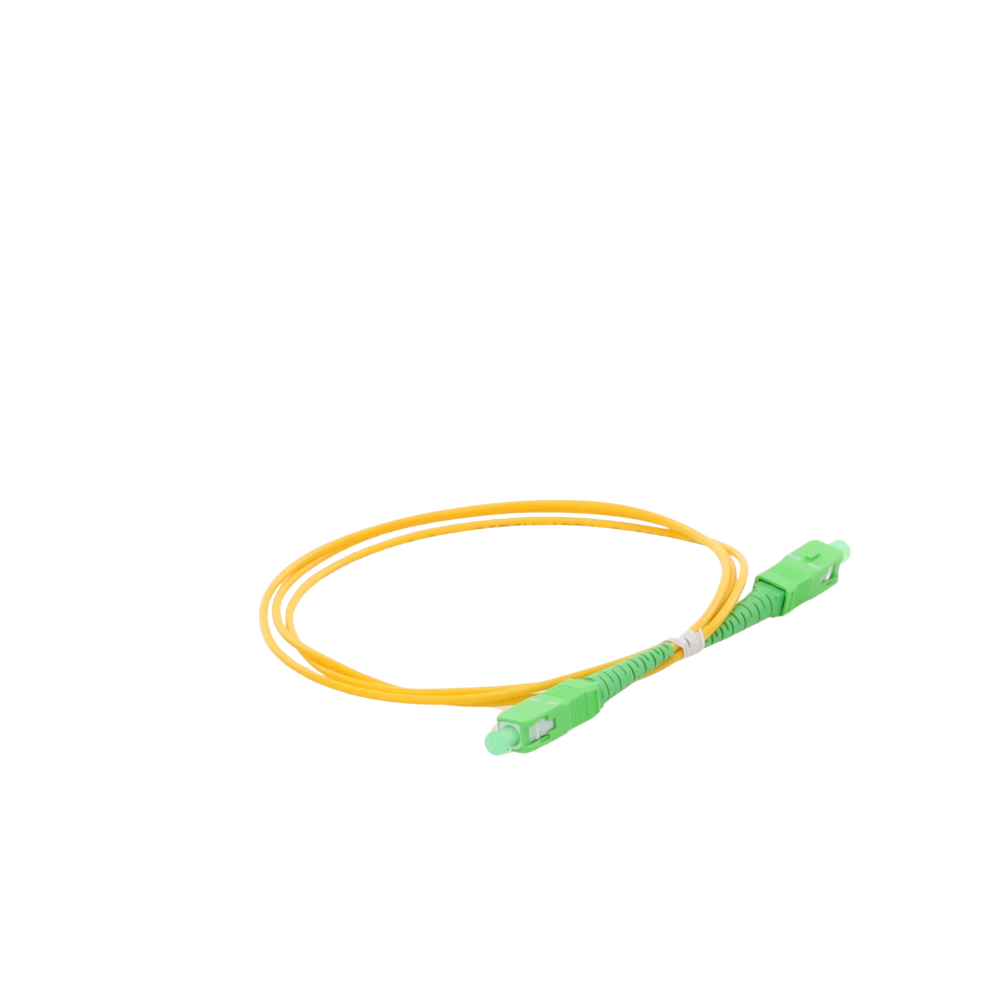 Jumper de Fibra Óptica Monomodo SC/APC-SC/APC Simplex de 1 Metro (3.28 Pies), 2mm