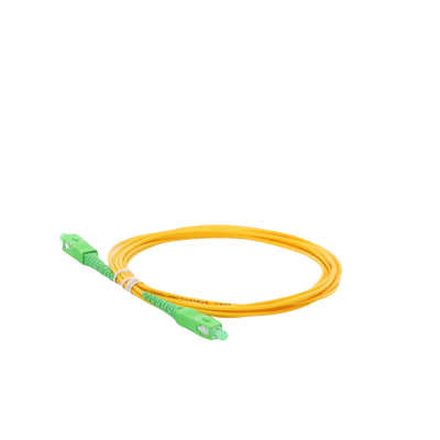 Jumper de Fibra Óptica Monomodo SC/APC-SC/APC Simplex de 3 metros, 2mm