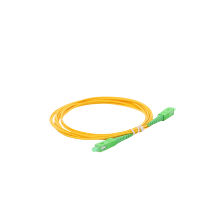Jumper de Fibra Óptica Monomodo SC/APC-SC/APC Simplex de 3 metros, 2mm