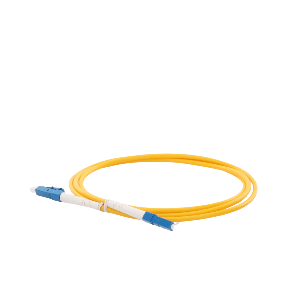 Jumper de Fibra Óptica Monomodo LC/UPC-LC/UPC Simplex de 1 Metro (3.28 Pies), 3mm