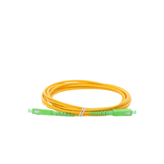 Jumper de Fibra Óptica Monomodo SC/APC-SC/APC Simplex de 2 Metros (6.56 Pies) 3mm