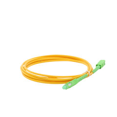 Jumper de Fibra Óptica Monomodo SC/APC-SC/APC Simplex de 3 Metros (9.84 Pies), 3mm